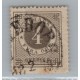 SUECIA 1872 Yv 17B ESTAMPILLA DENTADO 14 USADA 175 EUROS